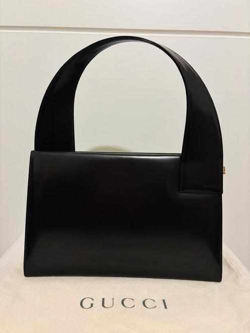 GUCCI Tote Bag Leer Bruin (Authentiek), Handtassen en Accessoires, Tassen | Damestassen, Zo goed als nieuw, Bruin, Ophalen of Verzenden