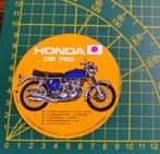 Sticker moto Honda CB750 PURCREM, Verzamelen, Ophalen of Verzenden