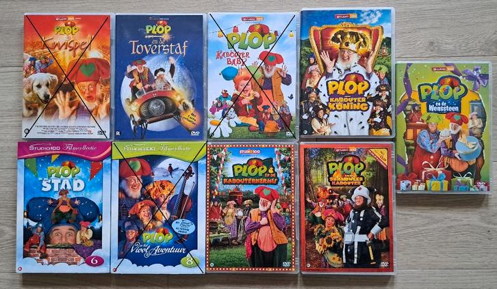 DVD's Kabouter Plop, Cd's en Dvd's, Dvd's | Kinderen en Jeugd, Gebruikt, Alle leeftijden, Ophalen