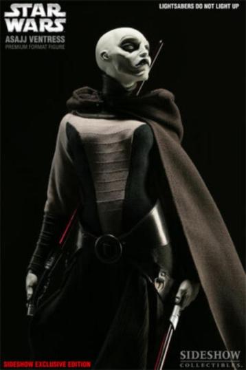Sideshow Asajj Ventress Exclusive Premium Format Star Wars, Enlèvement ou Envoi, Comme neuf, Fantasy