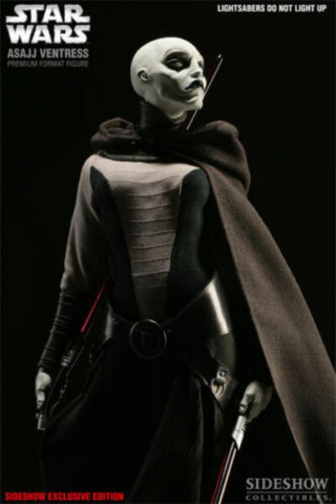 Sideshow Asajj Ventress Exclusief Premium-formaat Star Wars, Verzamelen, Beelden en Beeldjes, Zo goed als nieuw, Fantasy, Ophalen of Verzenden