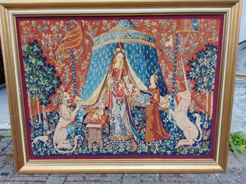 Vijf borduurwerken over de legende van de eenhoorn, Antiek en Kunst, Kunst | Schilderijen | Klassiek, Ophalen