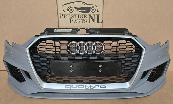 Voorbumper Audi A3 8V Facelift RS3 Limousine Sedan COMPLEET, Auto-onderdelen, Carrosserie, Bumper, Voor, Gebruikt, Herkomst onderdeel bekend