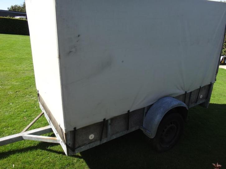 Aanhangwagen met dekzeil, Auto diversen, Aanhangers en Bagagewagens, Gebruikt, Ophalen