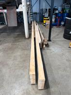 2 vuren gelamelleerde balken van 8m lang, 120x320mm, Doe-het-zelf en Bouw, Hout en Planken, Ophalen, Gebruikt, Balk, Vuren