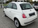 Fiat 500 1200 Benzine Airco Pano! Nieuwe Riem en Koppeling!, Auto's, Stof, 4 cilinders, Wit, Bedrijf