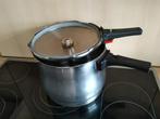 hogedrukpan, Inox, Gebruikt, Keramische plaat, Ophalen