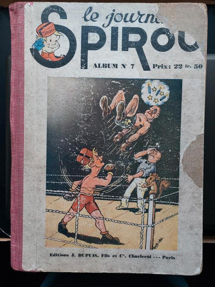 SPIROU journal album n*7 1940 voir description, Livres, BD, Enlèvement ou Envoi