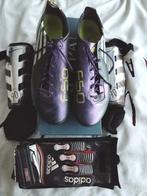 KOOPJE! Voetbalset Adidas F50+scheenlappen+handschoenen M7,5, Ophalen of Verzenden
