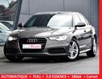 Audi A6 2.0 TFSI*S LINE* + Multitronic* - XENON GPS LEER, Auto's, Audi, 132 kW, Te koop, Zilver of Grijs, Berline