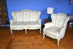 Sofa, Canapé et 2 Fauteuils, dans le Style de Baroque, Ophalen, Gebruikt, Hout, Dans le style baroque