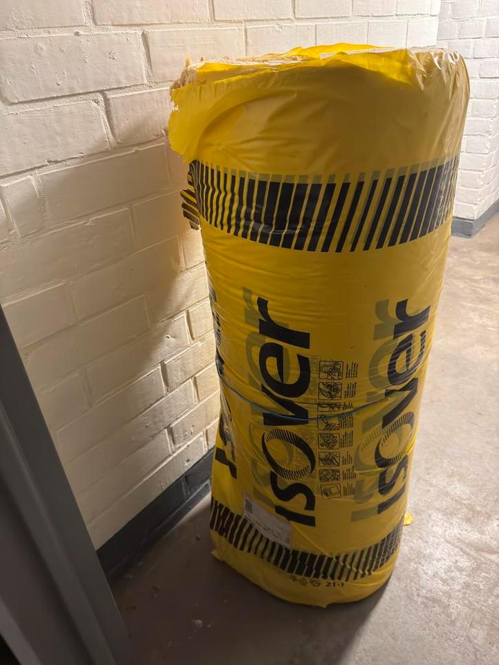 Isover isolatierol, Doe-het-zelf en Bouw, Isolatie en Afdichting, Zo goed als nieuw, Glaswol, Ophalen