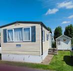 Stacaravan met tuinhuisje te koop, Caravans en Kamperen, Stacaravans, Tot en met 4
