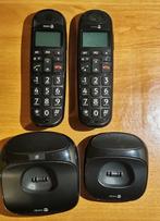 Téléphone fixe sans fil Doro w200 duo, 2 tél et stations, Ophalen of Verzenden, 2 handsets, Zo goed als nieuw