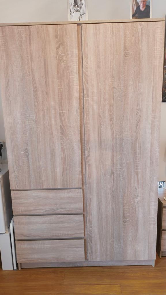 3 nieuwe kasten (2 x lade - 1 x kleer) - modern/ licht eiken, Huis en Inrichting, Kasten | Kleerkasten, Nieuw, 150 tot 200 cm