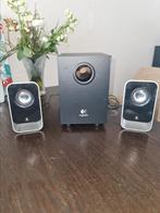 Logitech LS21 Speakers Met Subwoofer, Computers en Software, Pc speakers, Ophalen of Verzenden, Zo goed als nieuw