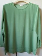 Zijden blouse 'Rossopuro' maat 40 (L), Groen, Maat 38/40 (M), Zo goed als nieuw, Verzenden