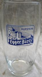 Bierglas, Merk: Egger Bier - Kufstein, 0,3L, 1 stuks, 1970s., Verzamelen, Ophalen of Verzenden, Gebruikt, Glas of Glazen, Overige merken