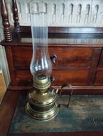 Antieke koperen lamp, Antiek en Kunst, Ophalen of Verzenden