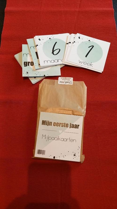 Mijlpaalkaarten "Mijn eerste jaar" Studiojoke, Enfants & Bébés, Cadeaux d'accouchement & Assiettes de naissance, Neuf, Cadeau d'accouchement