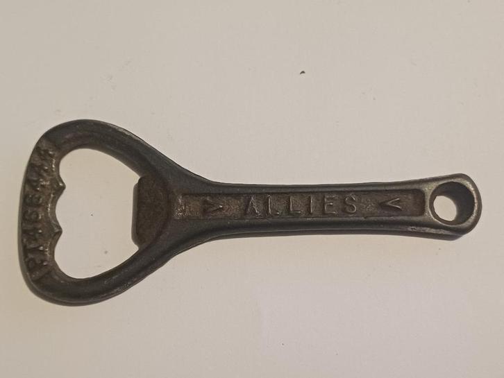 Brasserie Alliès Marchienne, Verzamelen, Biermerken, Gebruikt, Flesopener, Ophalen of Verzenden
