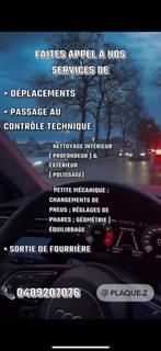Plaque Z - Déplacement…, Ophalen, Nieuw