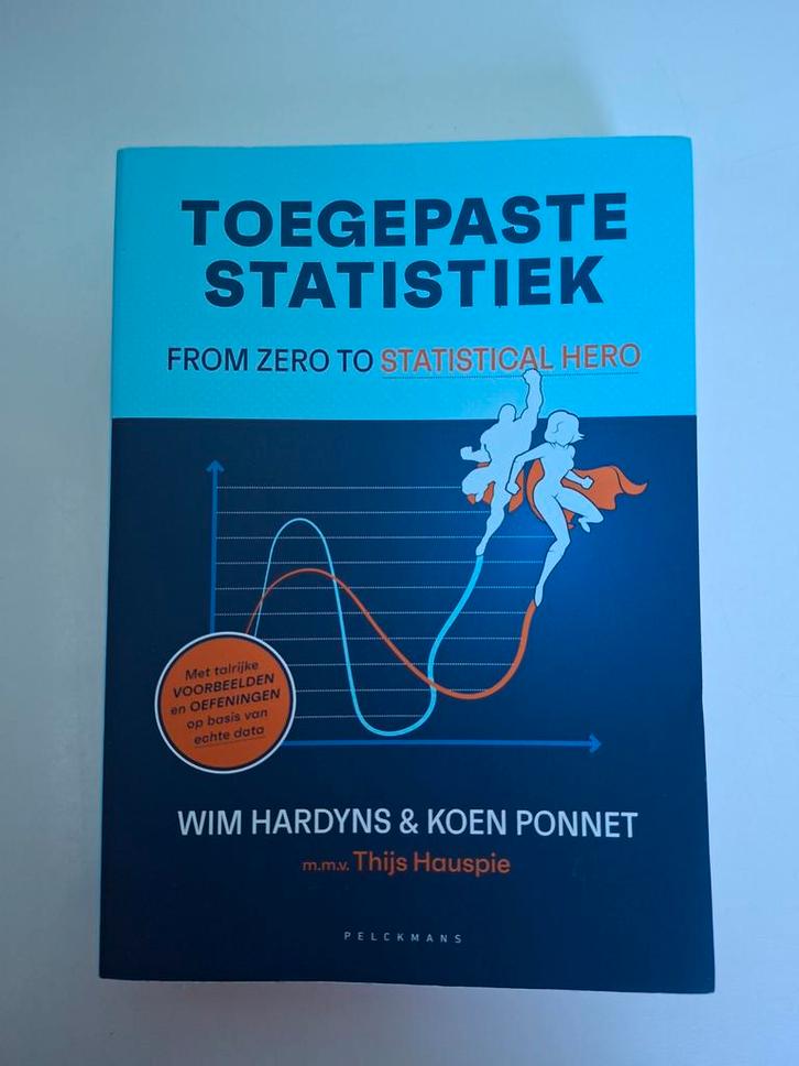 Wim Hardyns - Toegepaste statistiek, Boeken, Wetenschap, Ophalen of Verzenden