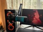HyperX Quadcast S met mic arm, Ophalen of Verzenden, Zo goed als nieuw, Studiomicrofoon