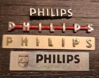 Philips logo's en emblemen radio's platenspelers, Antiek en Kunst, Antiek | Tv's en Audio, Ophalen of Verzenden