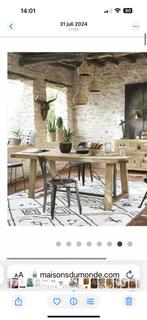 Eettafel, Huis en Inrichting, Tafels | Eettafels, Ophalen, 50 tot 100 cm, Vijf personen of meer, Rechthoekig