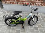 Kinderfiets Minerva 16 inch met zijwieltjes en duwstang, Fietsen en Brommers, Ophalen, Zijwieltjes, Minerva, 16 tot 20 inch