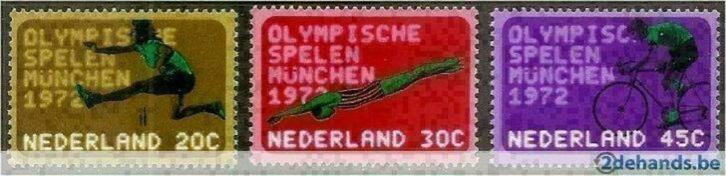 Nederland 1972 - Yvert 960-962 - Olympische Spelen (PF), Postzegels en Munten, Postzegels | Nederland, Postfris, Verzenden