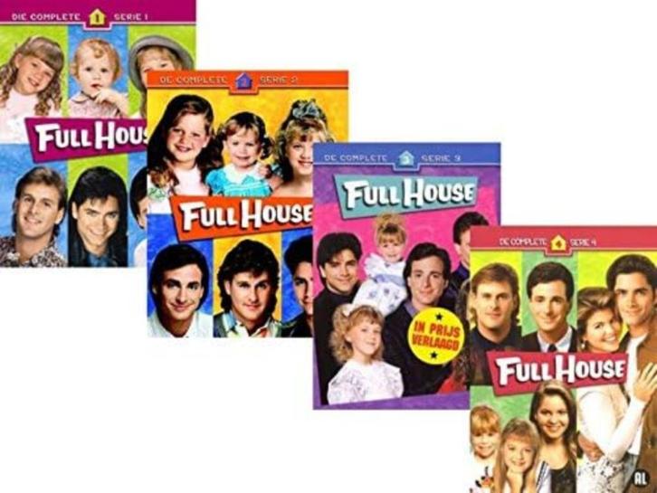 FULL HOUSE - SEIZOEN 1 T/M 4 COMPLEET - NLO, Cd's en Dvd's, Dvd's | Tv en Series, Zo goed als nieuw, Komedie, Boxset, Alle leeftijden