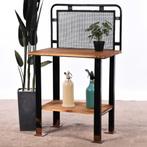 Industriële bartafel, hoge tuintafel, console-, werktafel., Ophalen, Gebruikt