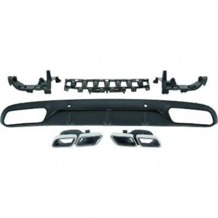 DIFFUSEUR LOOK C63 AMG MERCEDES  C W205 COUPE CABRIOLET (14-, Auto diversen, Tuning en Styling, Ophalen of Verzenden