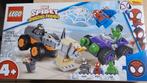 Lego marvel set 10782 - hulk vs rhino truck showdown, Kinderen en Baby's, Speelgoed | Duplo en Lego, Ophalen, Nieuw, Complete set