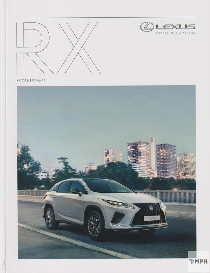 Lexus RX 450h / 450hL 2020 Brochure Nederlands, Boeken, Auto's | Folders en Tijdschriften, Gelezen, Ophalen of Verzenden