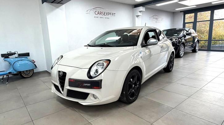 Alfa mito 1.4 essence 12 mois de Garantie, Auto's, Alfa Romeo, Bedrijf, Benzine, Automaat, Wit, Leder, Ophalen
