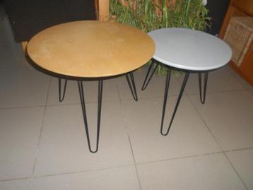 2 petites tables de salon MAISONS DU MONDE  60 et 47 cm de d beschikbaar voor biedingen