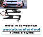 Vw Golf 7 Carbon Look GTI GTD Look Trim Spoiler Voorbumper, Nieuw, Ophalen of Verzenden, Volkswagen