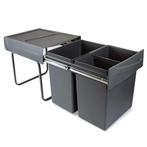 Emuca | Poubelles de cuisine | 2 x 20 L | Nouveau, Neuf, -, -, 10 à 20 litres