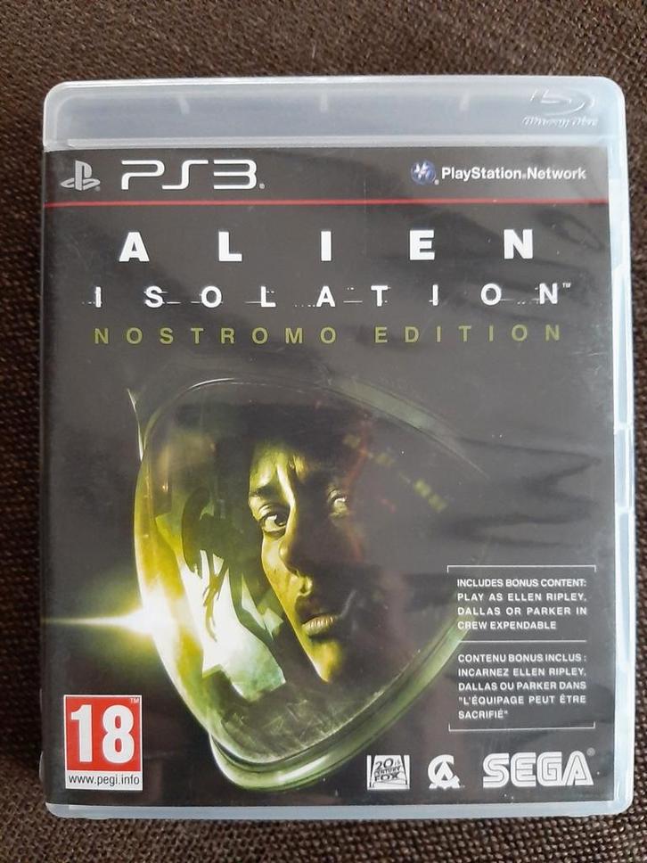 Édition PS3 Alien Isolation Nostromo (complète), Consoles de jeu & Jeux vidéo, Jeux | Sony PlayStation 3, Comme neuf, Enlèvement ou Envoi