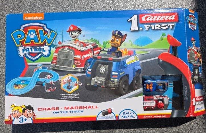 Racebaan Carrera PAW PATROL First + Batterijen C Energizer, Kinderen en Baby's, Speelgoed | Racebanen, Gebruikt, Racebaan, Elektrisch