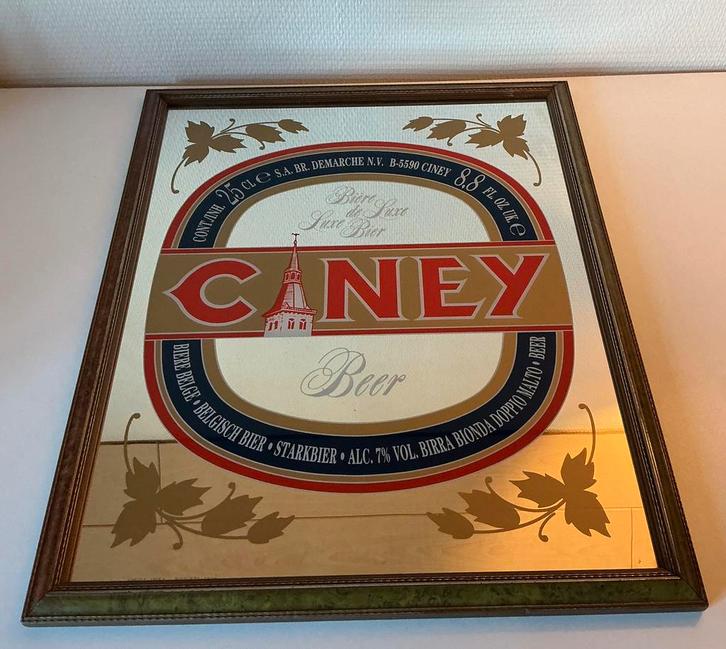 Reclame spiegel bier Ciney, Collections, Marques de bière, Enlèvement