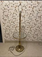 Lampadaire Hollywood Regency avec table, Maison & Meubles, Lampes | Lampadaires, Métal, Enlèvement, 100 à 150 cm, Utilisé