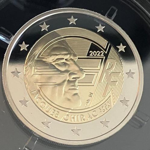 Frankrijk - € 2 - 2022 PROOF - Jacques Chirac, Postzegels en Munten, Munten | Europa | Euromunten, Losse munt, 2 euro, Frankrijk
