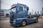 MAN TGX 18.480 XLX+GRUE/CRANE/KRAAN HIAB 12T/M/4xHydr., Auto's, Automaat, Achterwielaandrijving, Euro 6, Blauw