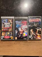3 PSP games: Need for Speed / Smack Down vs Raw / GTA Libert, Online, Gebruikt, Geen idee, 2 spelers