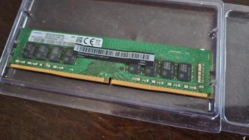 RAM geheugen 16GB 2Rx18 PC4, Informatique & Logiciels, Mémoire RAM, Enlèvement ou Envoi, DDR4, Comme neuf, Desktop