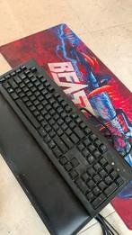 Mechanical RAZER keyboard + muismat, Zo goed als nieuw, Ophalen